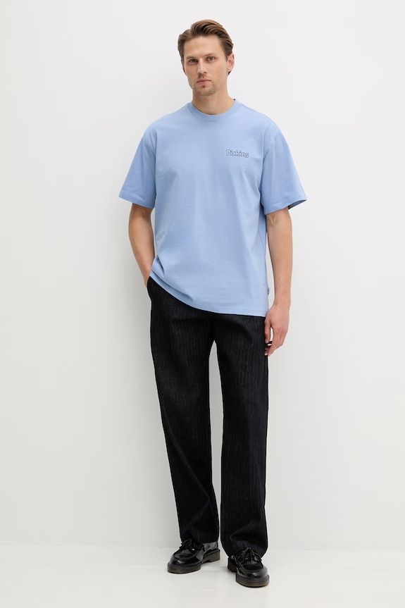 Dickies t-shirt da uomo in cotone DK0A88GEL391 blu SS26
