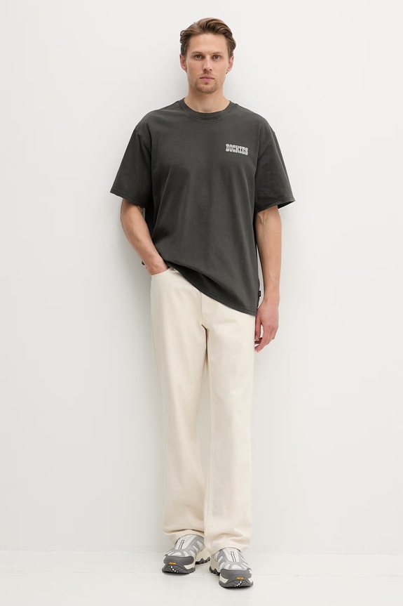 Dickies T-shirt męski bawełniany DK0A883BBLK1 szary SS26