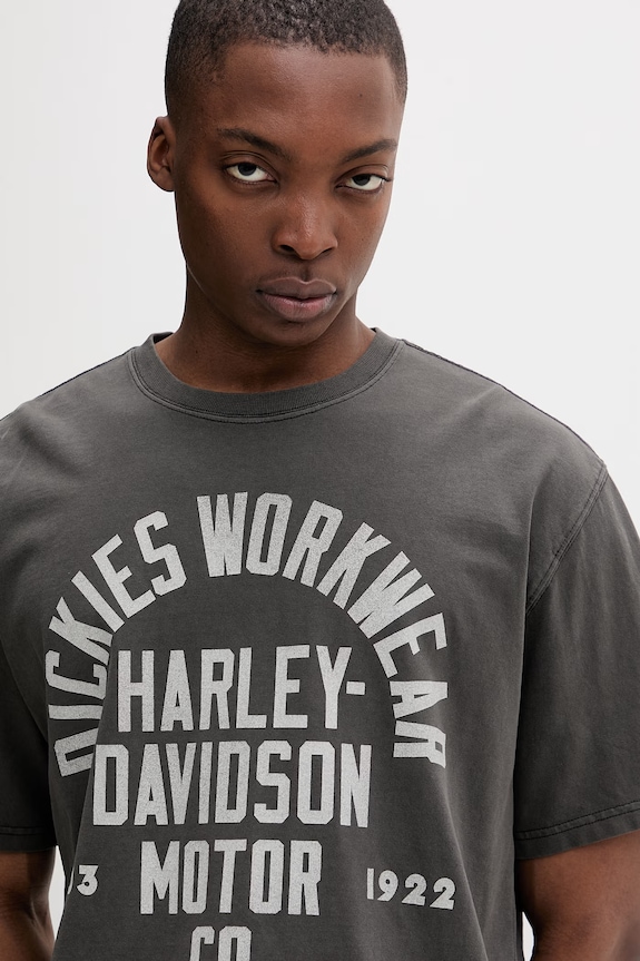 Dickies tricou pentru bărbați, din bumbac gri DK0A88RMBLK1