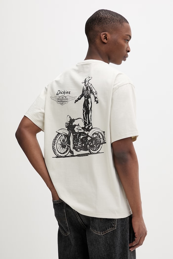 Dickies tričko pánske bavlnené béžová DK0A88DJL631