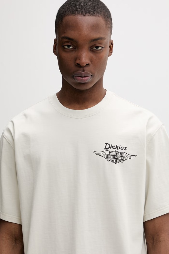 Dickies tričko pánske bavlnené béžová DK0A88DJL631