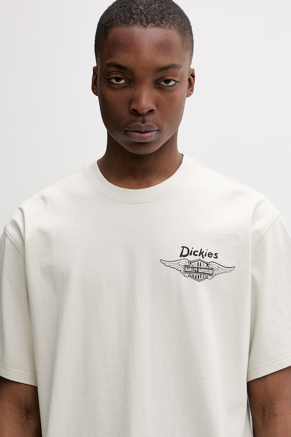 Dickies tričko pánske bavlnené béžová DK0A88DJL631