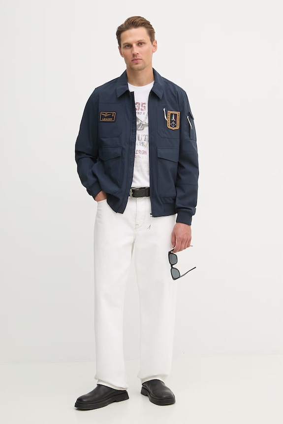 Βαμβακερό μπλουζάκι Aeronautica Militare TS2536UJ00641 λευκό SS26