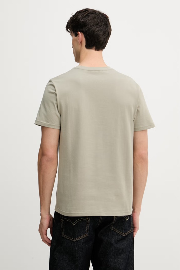 Odzież Karl Lagerfeld t-shirt męski bawełniany B2M44001 zielony