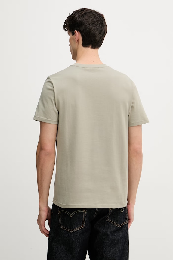 Odzież Karl Lagerfeld t-shirt męski bawełniany B2M44001 zielony