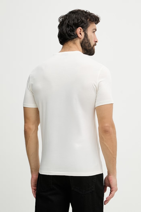 Oblečenie Pánske bavlnené tričko Armani Exchange XM002683.AF10356 béžová