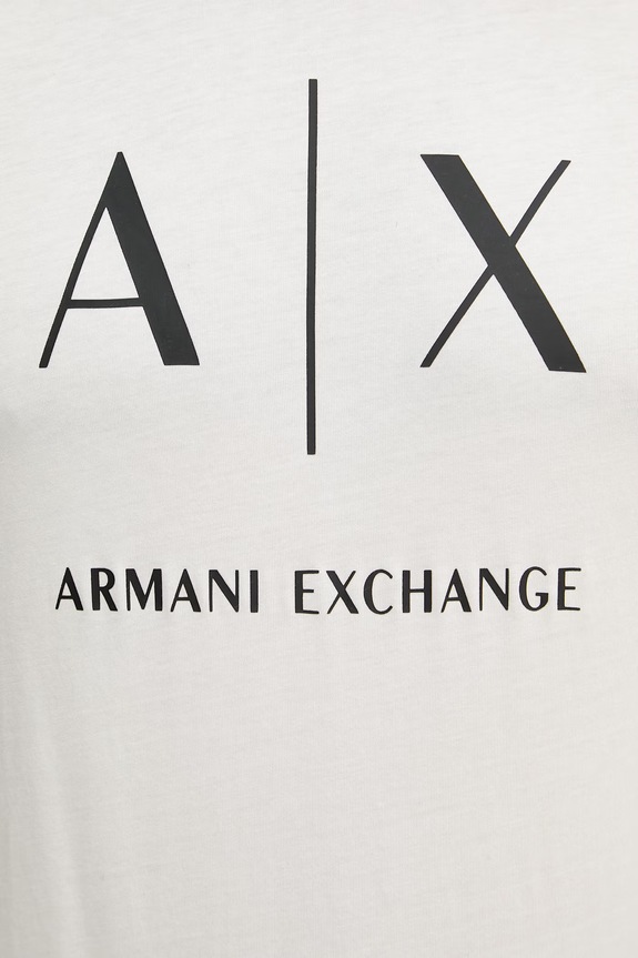 Pánske bavlnené tričko Armani Exchange XM002683.AF10356 béžová