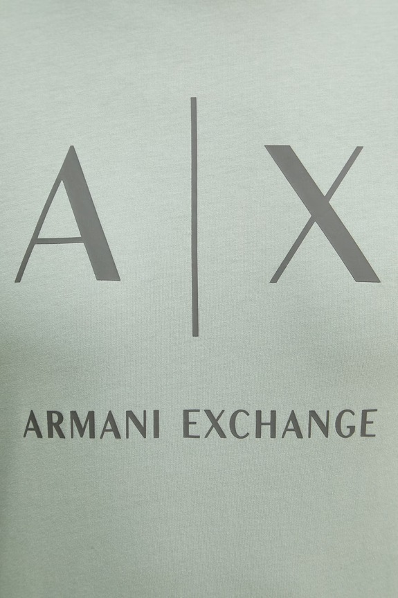 Pánske bavlnené tričko Armani Exchange XM002683.AF10356 zelená