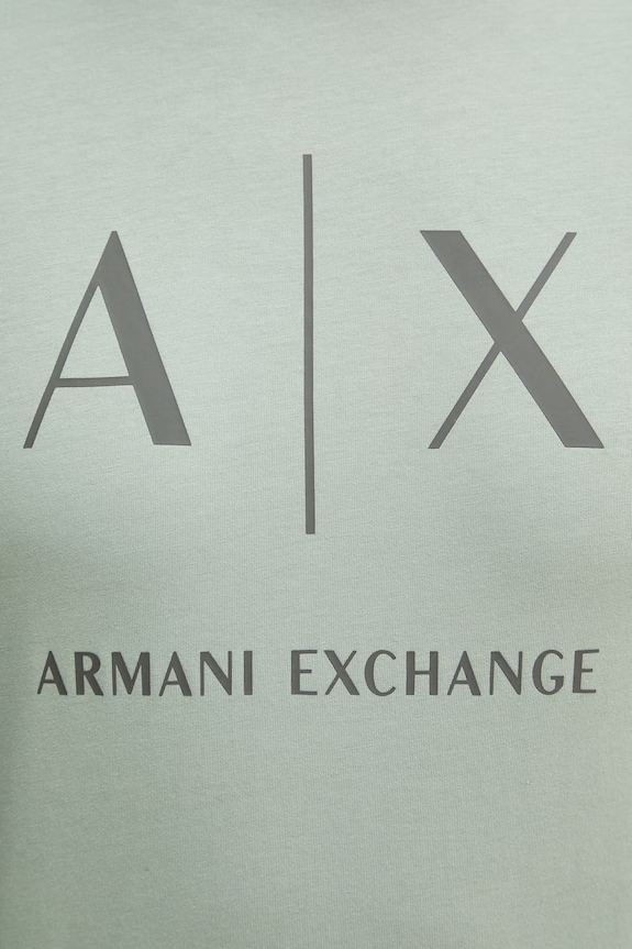 Pánske bavlnené tričko Armani Exchange XM002683.AF10356 zelená