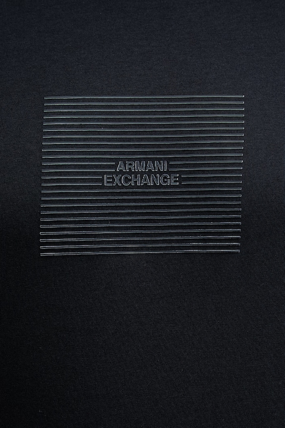 Armani Exchange t-shirt męski bawełniany XM002456.AF10356 granatowy