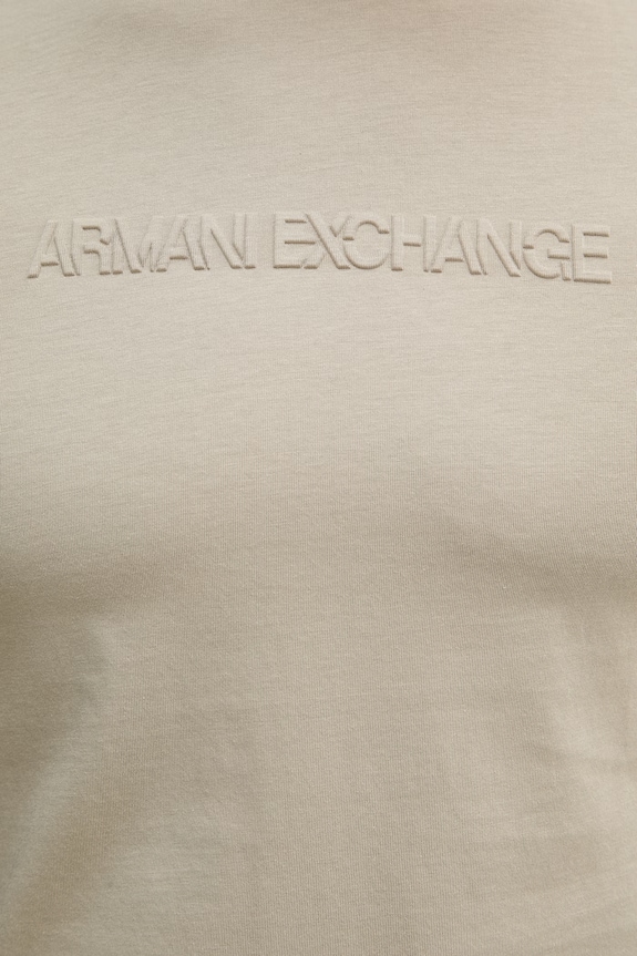 Armani Exchange tricou pentru bărbați, din bumbac XM002467.AF10356 bej