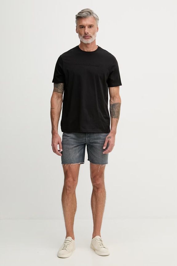 Armani Exchange tricou pentru bărbați, din bumbac XM002467.AF10356 negru SS26