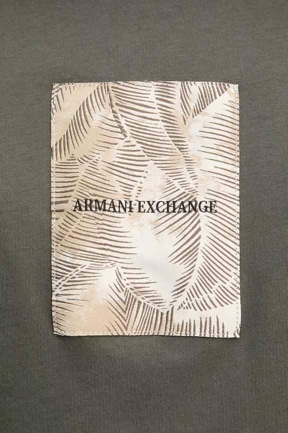 Armani Exchange tričko pánske bavlnené XM002501.AF10356 zelená