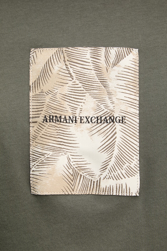 Armani Exchange tričko pánske bavlnené XM002501.AF10356 zelená