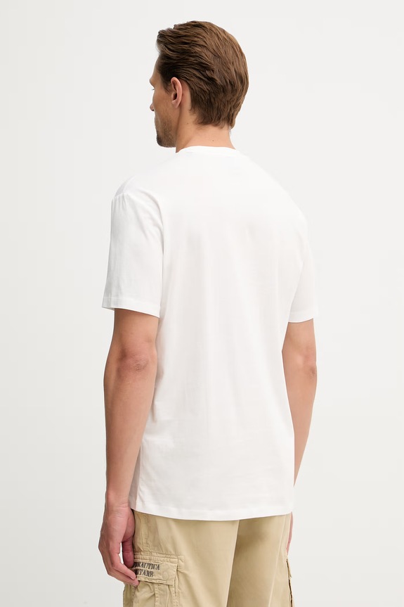 Ruházat Armani Exchange T-shirt férfi pamut XM002504.AF10358 fehér