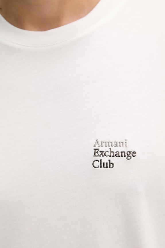Armani Exchange T-shirt férfi pamut XM002504.AF10358 fehér