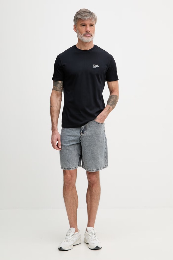Armani Exchange T-shirt férfi pamut XM002504.AF10358 sötétkék SS26