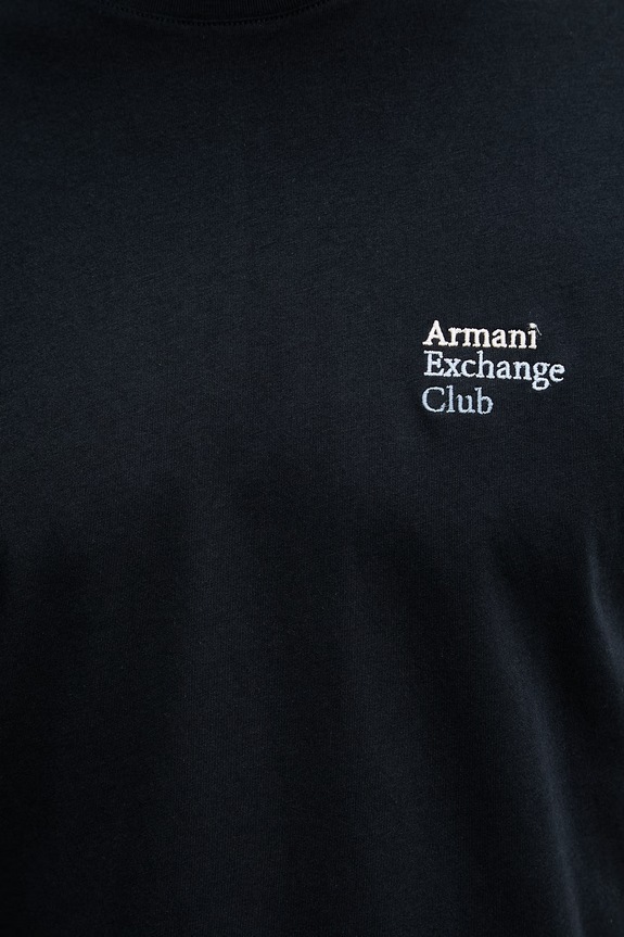 Armani Exchange T-shirt férfi pamut XM002504.AF10358 sötétkék