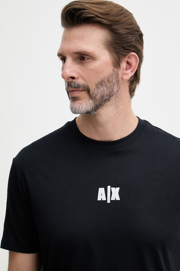 Pánske bavlnené tričko Armani Exchange XM002509.AF10358 tmavomodrá