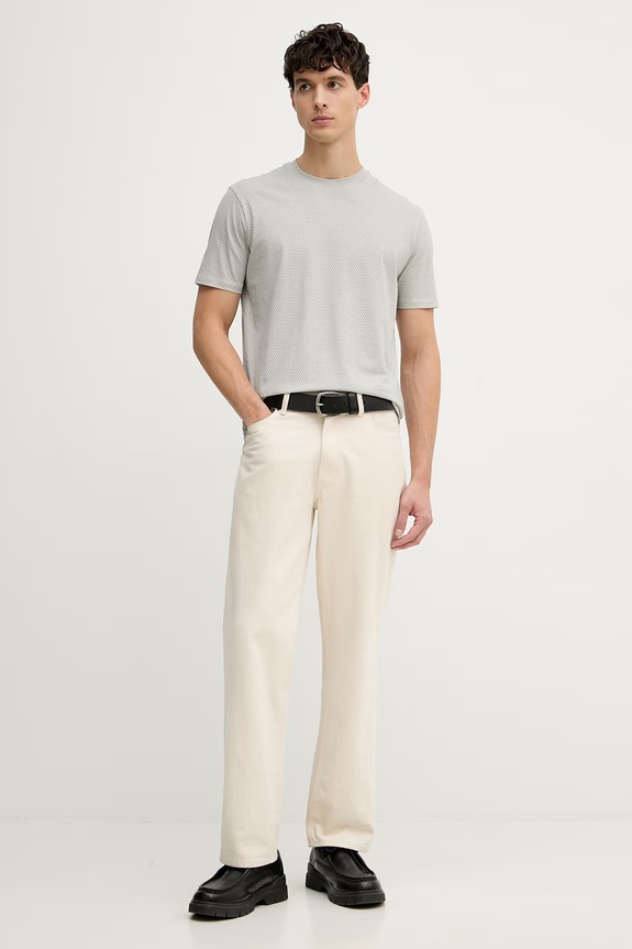 Armani Exchange t-shirt męski bawełniany XM002511.AF10356 zielony SS26
