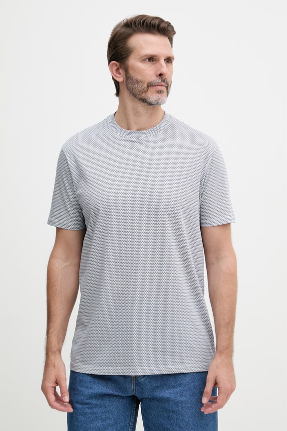 Armani Exchange t-shirt męski bawełniany niebieski XM002511.AF10356