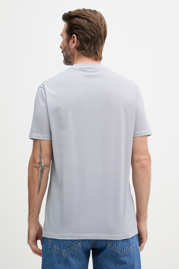 Odzież Armani Exchange t-shirt męski bawełniany XM002511.AF10356 niebieski