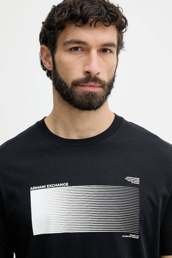 Armani Exchange тениска мъжка памучна тъмносин XM002520.AF10334
