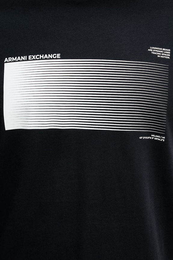 Armani Exchange тениска мъжка памучна XM002520.AF10334 тъмносин