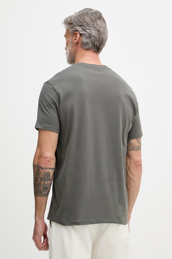 Odzież Armani Exchange t-shirt męski bawełniany XM002524.AF10334 zielony