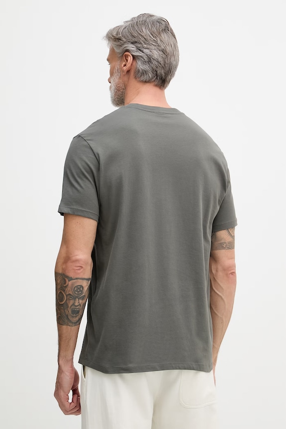 Odzież Armani Exchange t-shirt męski bawełniany XM002524.AF10334 zielony