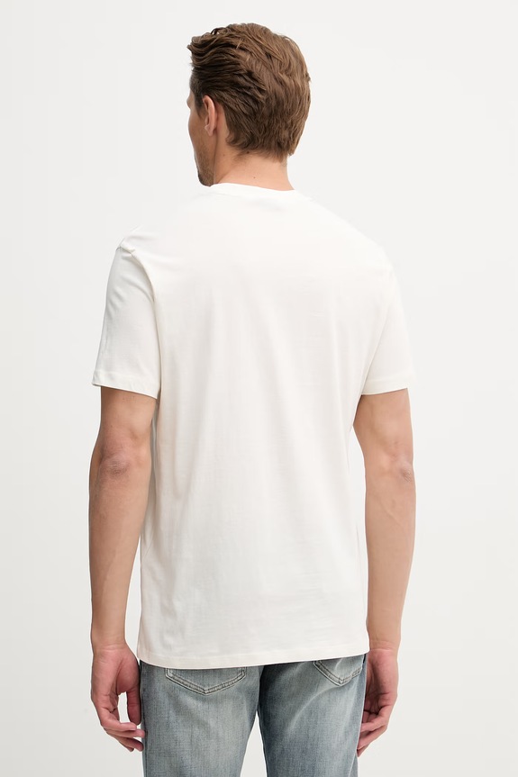 Îmbrăcăminte Armani Exchange tricou bărbătesc bumbac XM002776.AF10356 bej