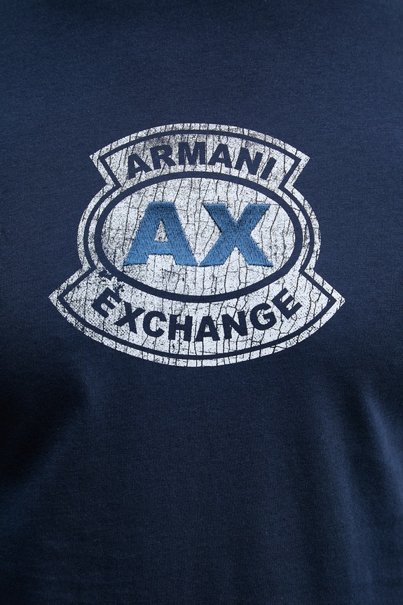 Armani Exchange tričko pánske bavlnené XM002776.AF10356 tmavomodrá