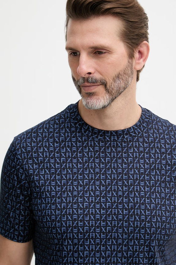 Armani Exchange тениска мъжка памучна тъмносин XM002778.AF10356