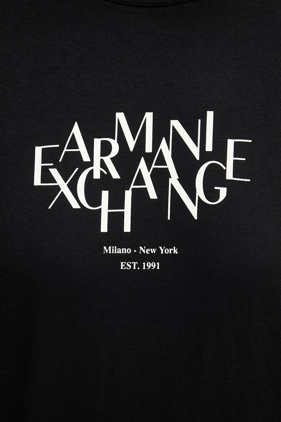 Armani Exchange tričko pánske bavlnené XM002782.AF10356 čierna