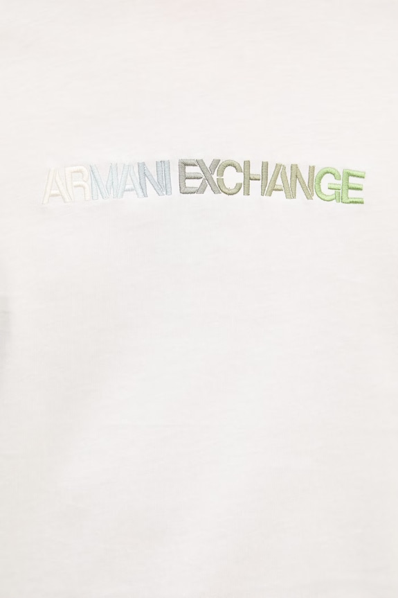 Pánske bavlené tričko Armani Exchange XM002785.AF10358 biela