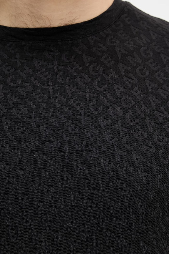 Armani Exchange tricou pentru bărbați, din bumbac XM002821.AF10337 negru