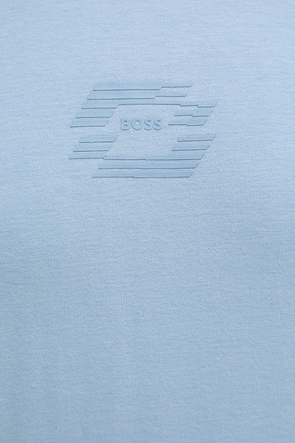 BOSS Orange tričko pánske bavlnené 50559161 modrá