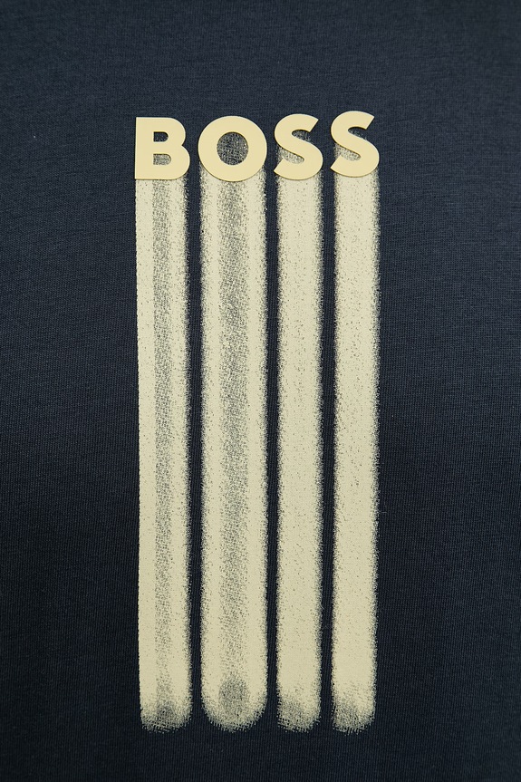 BOSS Orange pánsky bavlnený 50561850 tmavomodrá