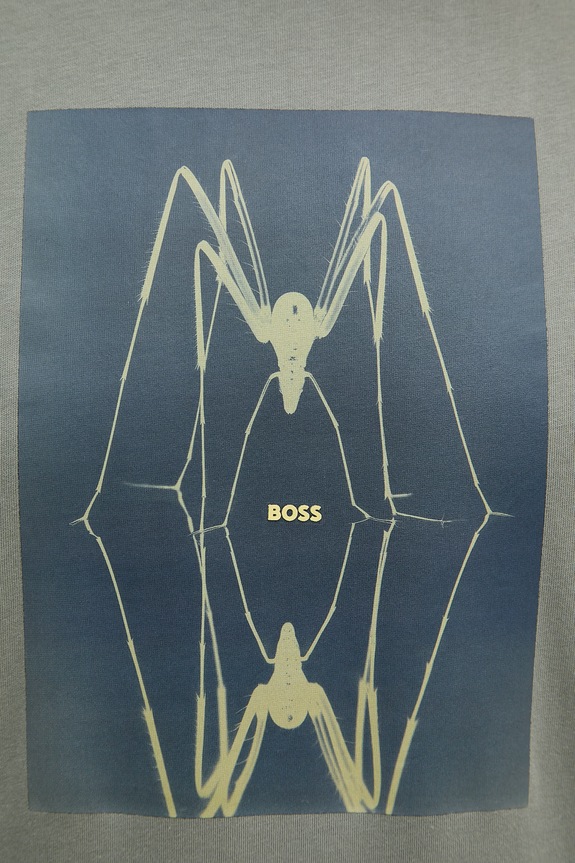 BOSS Orange tricou bărbătesc din bumbac 50561861 verde