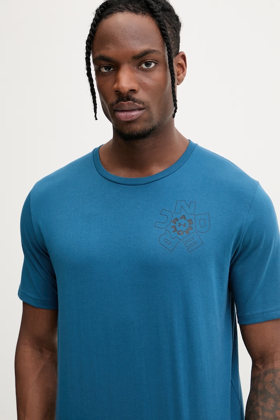 Under Armour t-shirt ανδρικό με βαμβάκι Radial σκούρο μπλε 6009264
