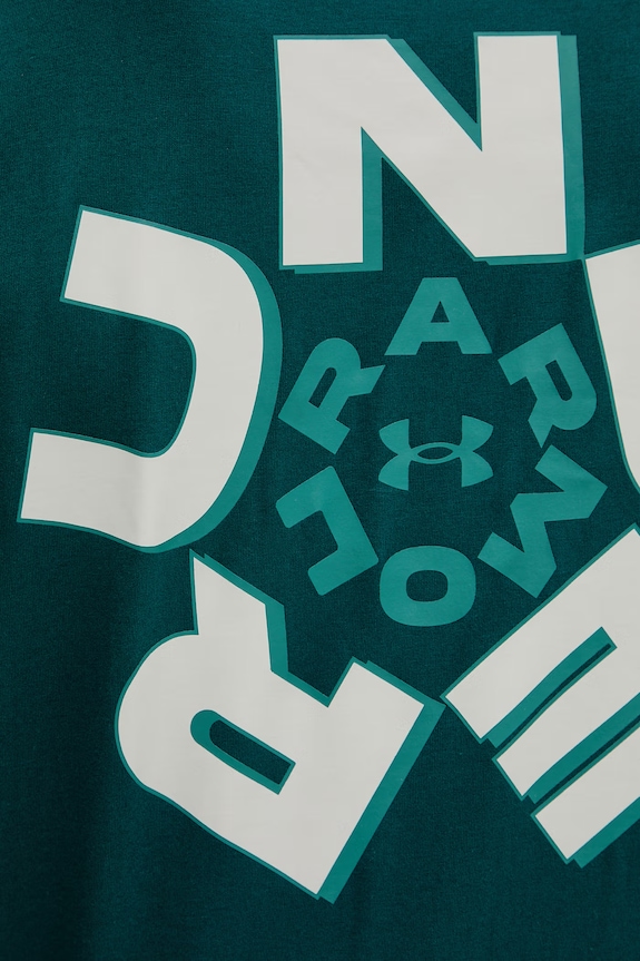 Under Armour t-shirt Ανδρικό βαμβακερό Radial 6009264 πράσινο