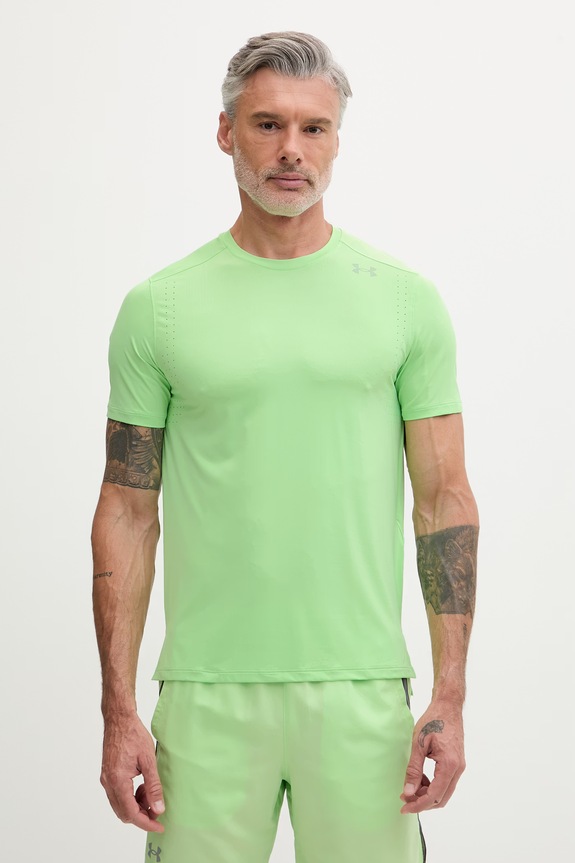 Under Armour t-shirt γυμναστικής ανδρικό Velociti πράσινο 6009506