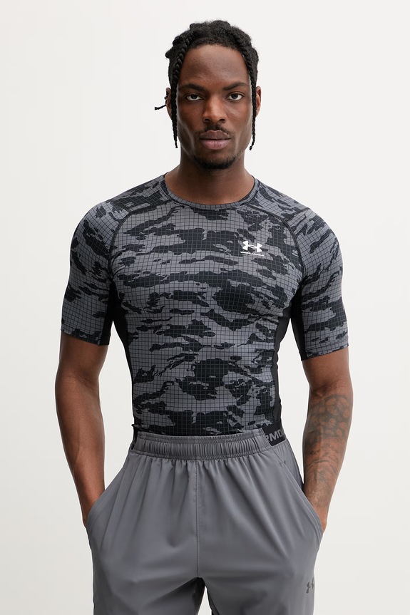 Under Armour t-shirt treningowy męski HG czarny 6009657