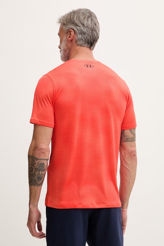 Ρούχα Under Armour t-shirt γυμναστικής ανδρικό Tech Vent 6009732 πορτοκαλί