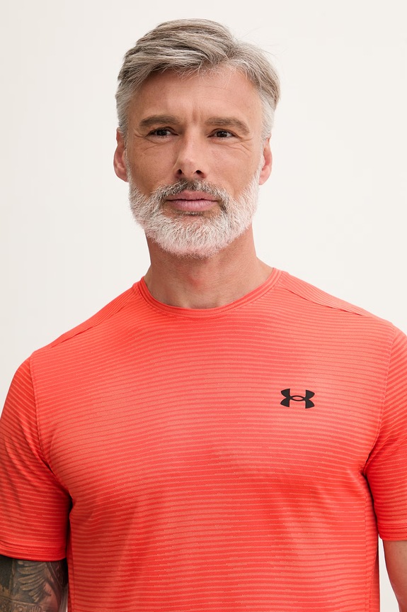 Under Armour t-shirt γυμναστικής ανδρικό Tech Vent πορτοκαλί 6009732