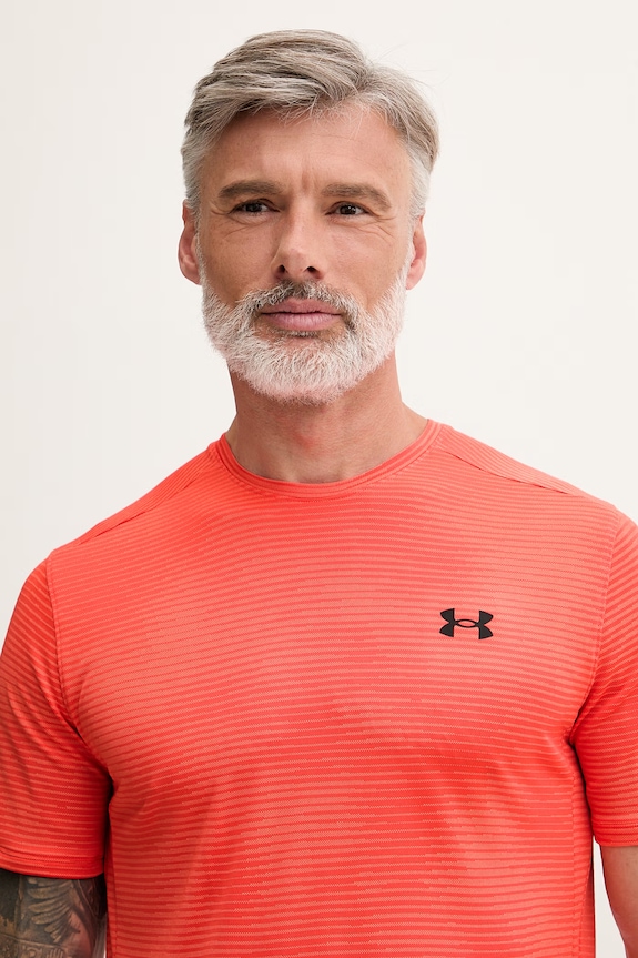 Under Armour t-shirt γυμναστικής ανδρικό Tech Vent πορτοκαλί 6009732