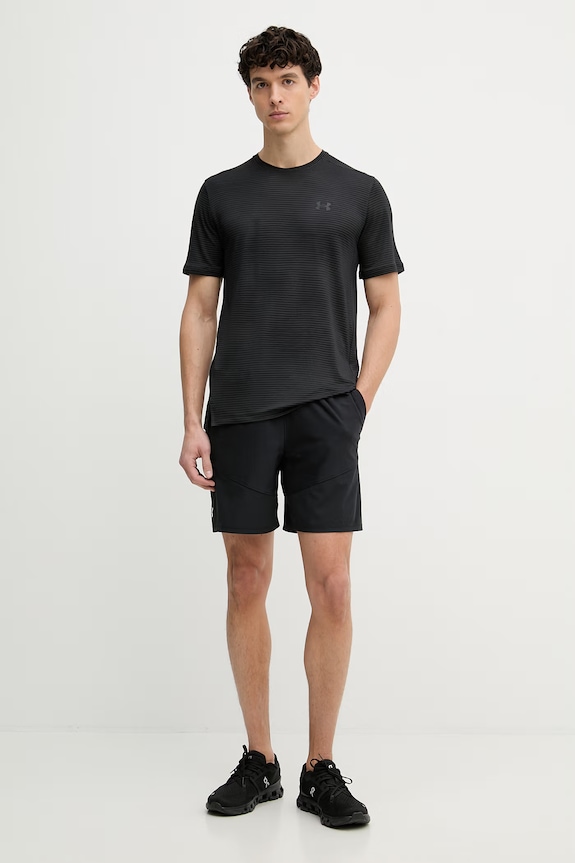 Under Armour ανδρικό t-shirt γυμναστικής Tech Vent 6009732 μαύρο SS26