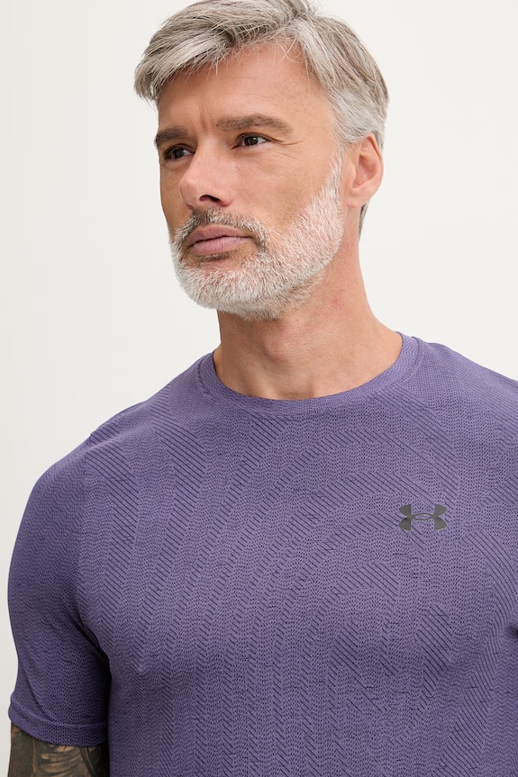 Under Armour t-shirt γυμναστικής ανδρικό Vanish μωβ 6010603