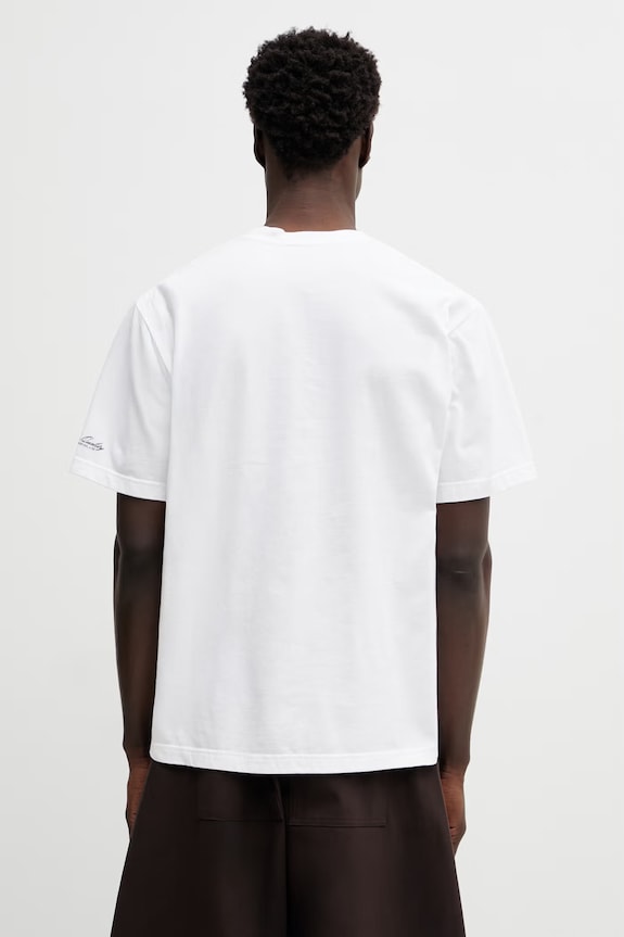 Odzież NEIGHBORHOOD t-shirt bawełniany TEE SS.2 252PCNH.ST02 biały