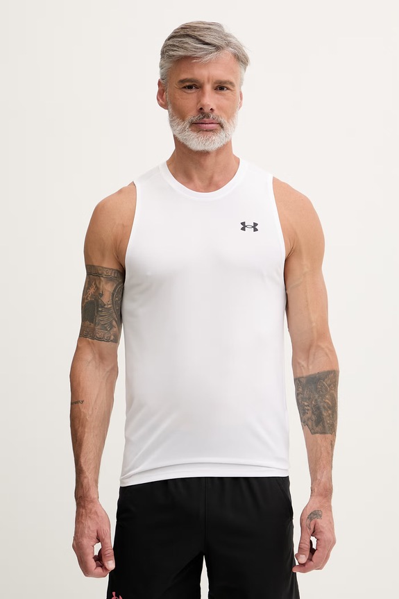 Under Armour αθλητική μπλούζα ανδρική Tech Tank λευκό 1382795